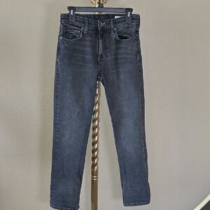 Zara Dark Gray Straight Jeans